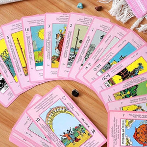 Pink Tarot Cards Deck Set