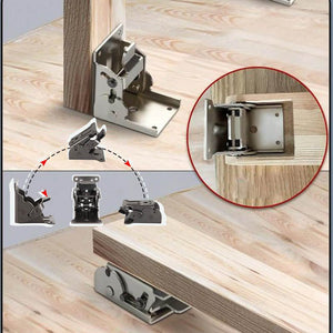 Saker 90 Degrees Self-locking Folding Hinge Anti-corrosion Invisible Connector