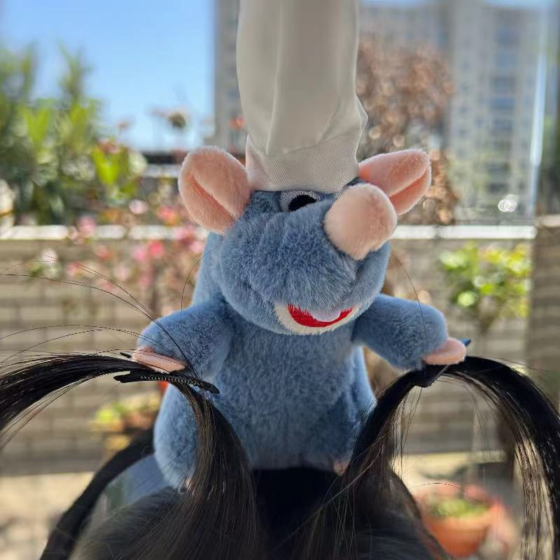 🐭Chef Ratatouille Hairband Plush