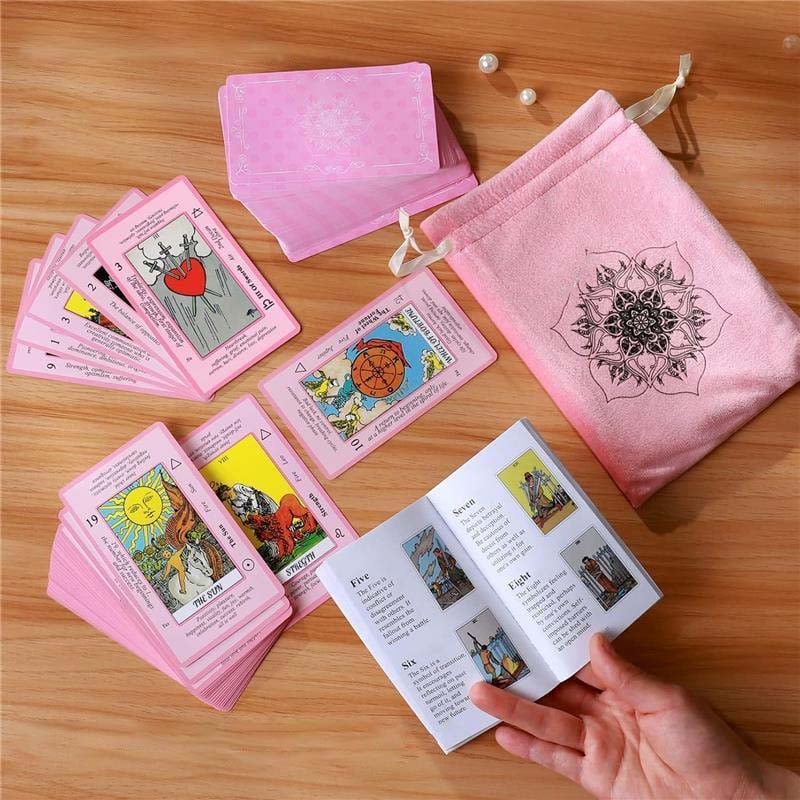 Pink Tarot Cards Deck Set