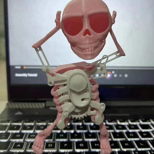 Dancing and Swinging 3D Skull Toy