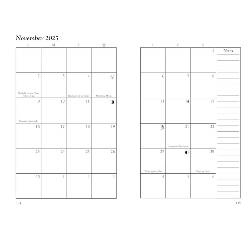 2025 Witches’ Calendar & Datebook