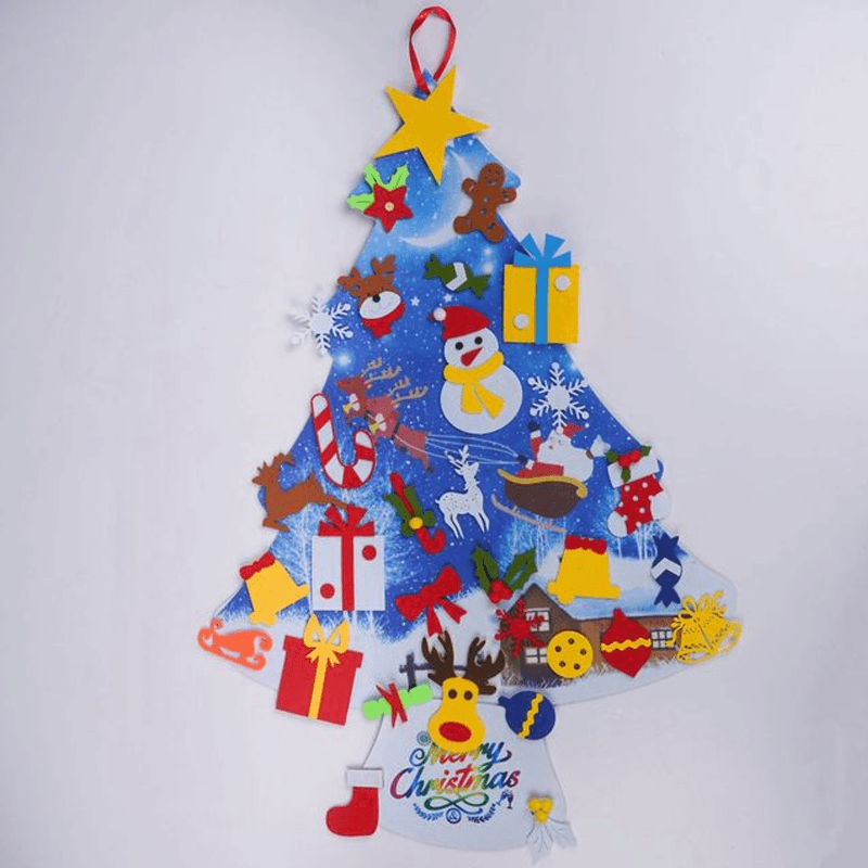 NEW DIY Felt Christmas Tree, A Great Gift For Kids