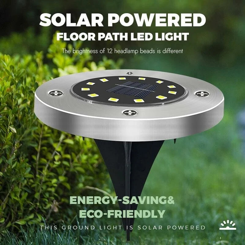 Solar Powered Floor Path LED Light