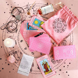 Pink Tarot Cards Deck Set