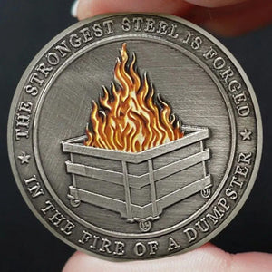 Dumpster Fire Challenge Coin