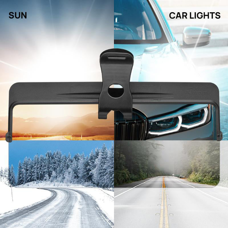 Car Sun Visor With Polarized Glare Protection