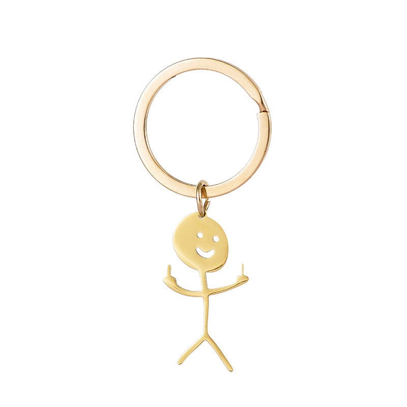 🤣Funny stick figure keychain🔑