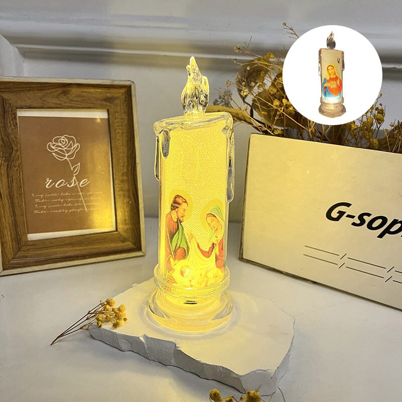 LED prayer flameless candles