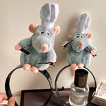 🐭Chef Ratatouille Hairband Plush