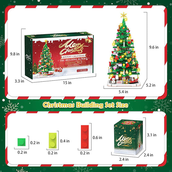 2024 Christmas Tree Building Toy Set splendiday