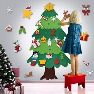 NEW DIY Felt Christmas Tree, A Great Gift For Kids