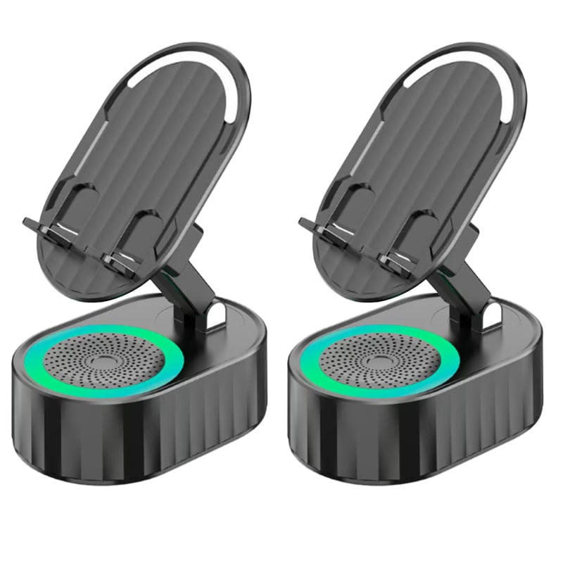 Wireless Induction Audio Bluetooth Speaker 5 in 1 Phone Holder