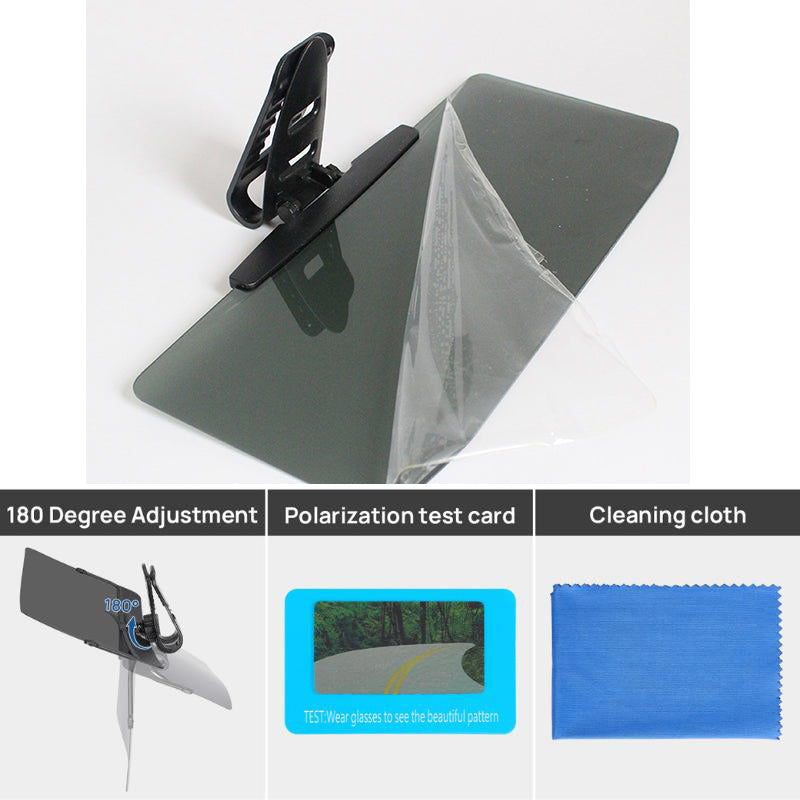 Car Sun Visor With Polarized Glare Protection