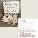 "Reasons Why You Are My Friend"Funny Friendship Gift