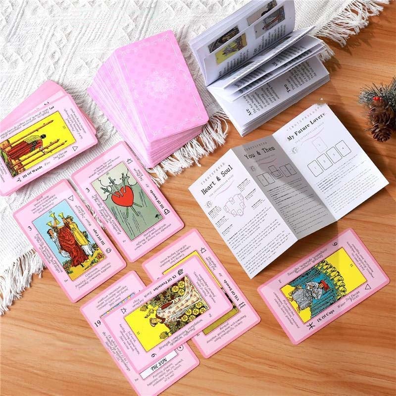 Pink Tarot Cards Deck Set