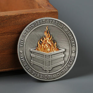 Dumpster Fire Challenge Coin