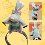 🐭Chef Ratatouille Hairband Plush