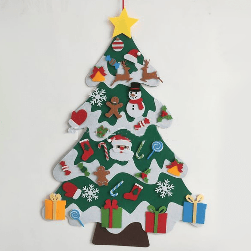 NEW DIY Felt Christmas Tree, A Great Gift For Kids