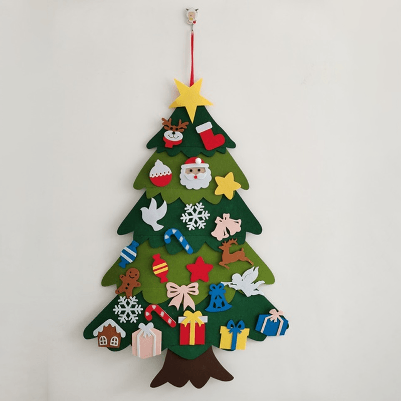 NEW DIY Felt Christmas Tree, A Great Gift For Kids