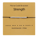 Funny Morse Code Couple Bracelet