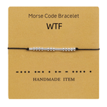 Funny Morse Code Couple Bracelet