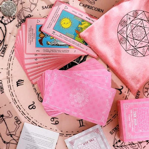 Pink Tarot Cards Deck Set