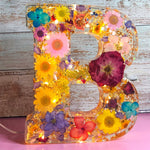 Dried Flower Letters Night Light