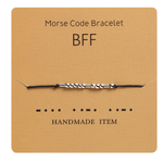 Funny Morse Code Couple Bracelet