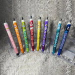 Funny bear pens set of 8pcs