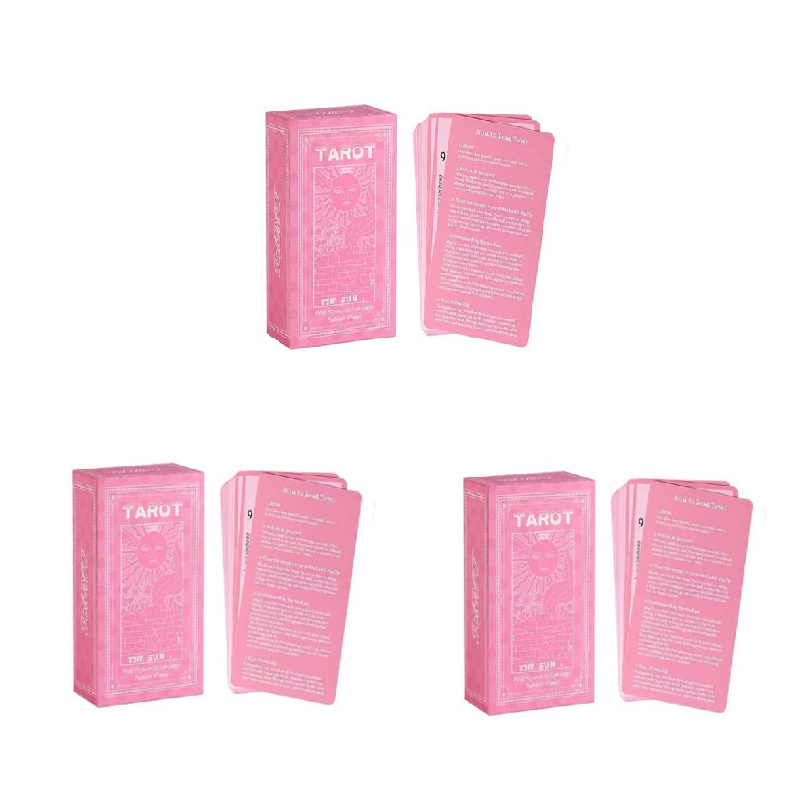 Pink Tarot Cards Deck Set