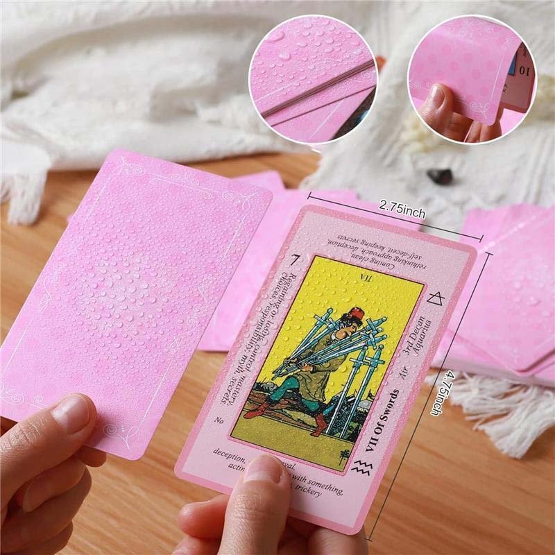 Pink Tarot Cards Deck Set