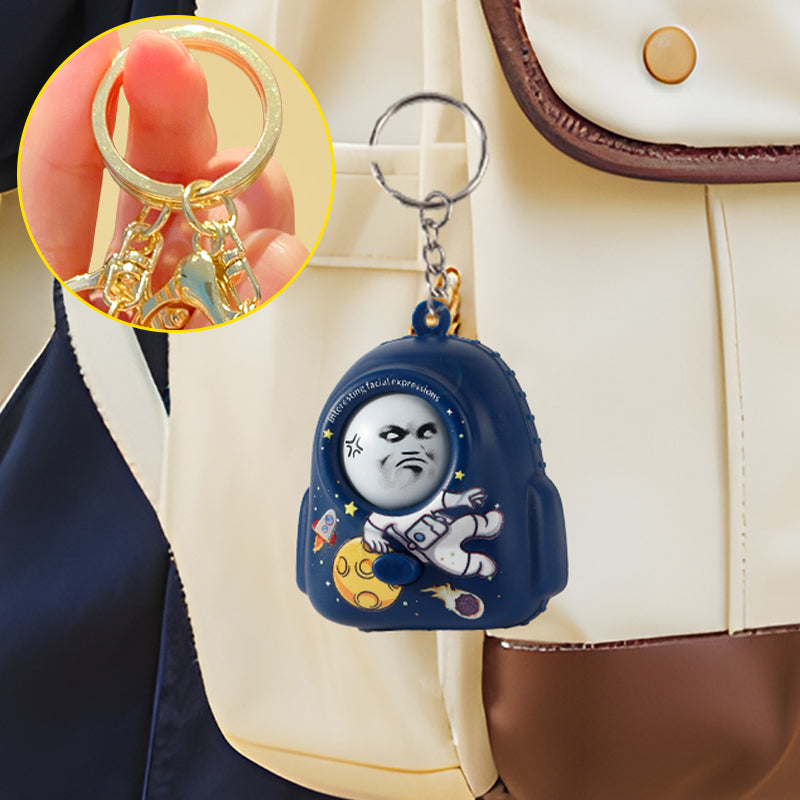 Funny Face Changing Keychain