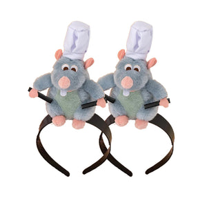 🐭Chef Ratatouille Hairband Plush