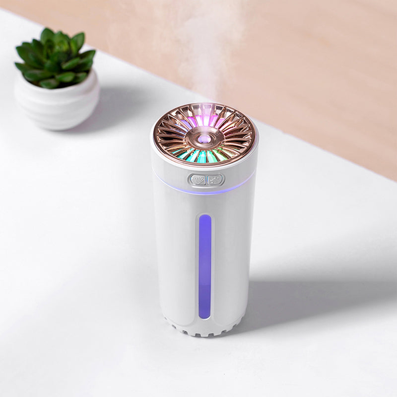 Wireless Car Air Humidifier with Colorful Night Light