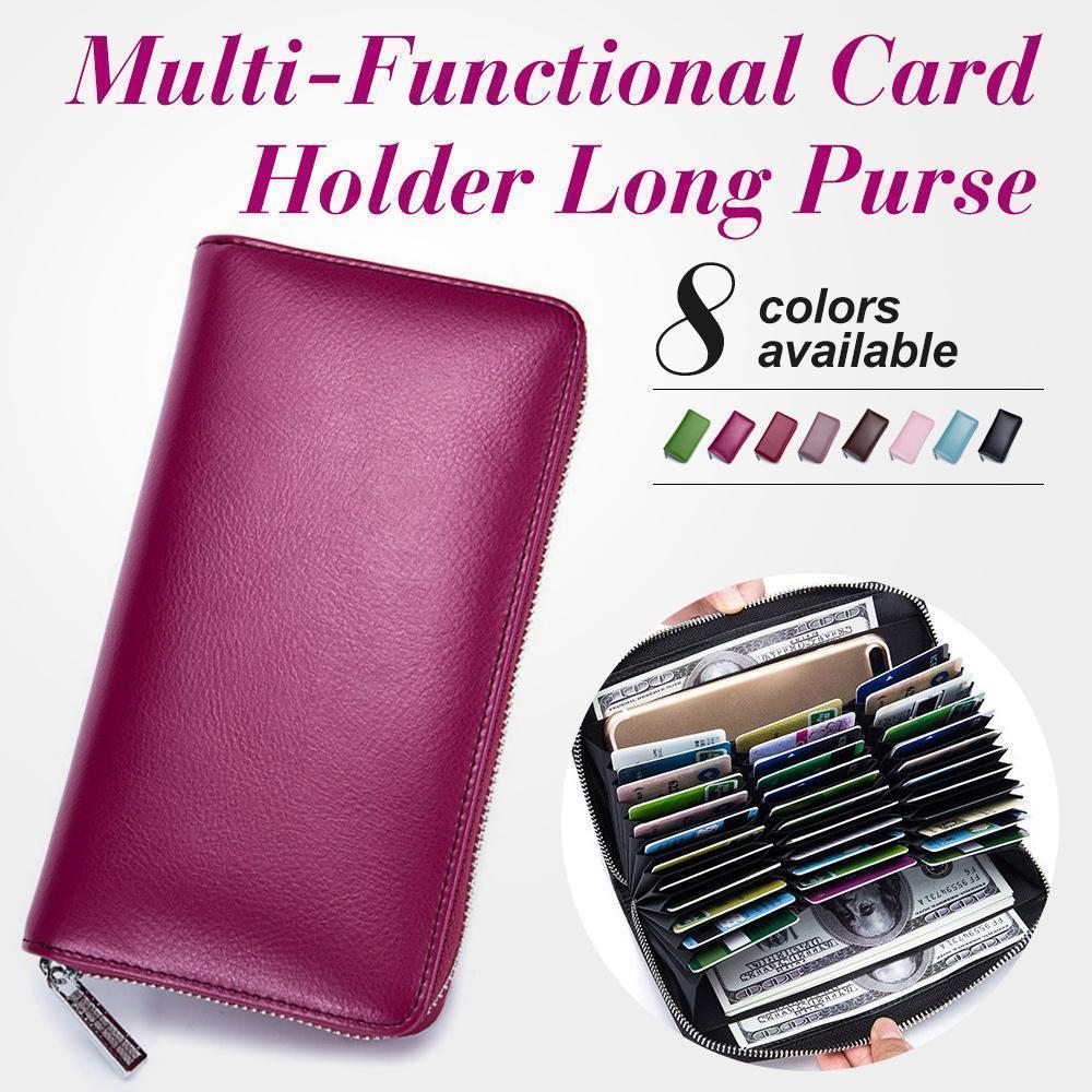 Multi-functional Card Holder Long Purse