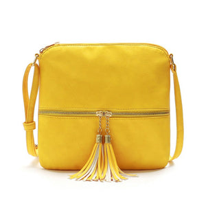 Medium Crossbody Bag with Tassel