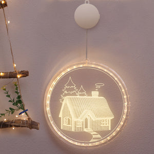 3D Christmas Hanging Lamp