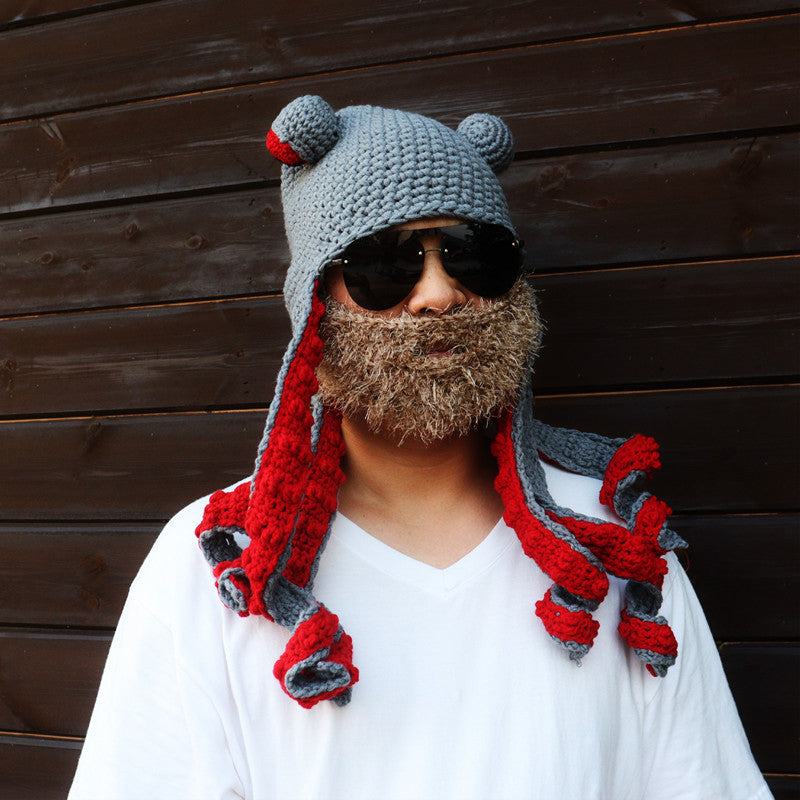 Crochet Octopus Hat