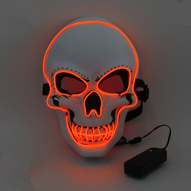 Halloween Mask LED Light Up Scary Skull Mask