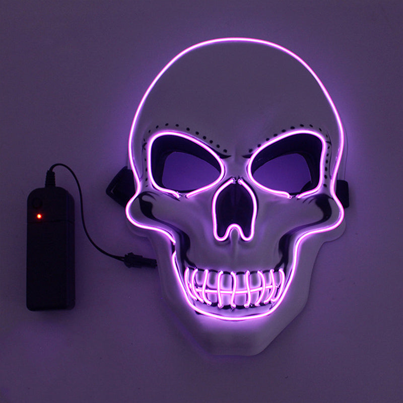 Halloween Mask LED Light Up Scary Skull Mask