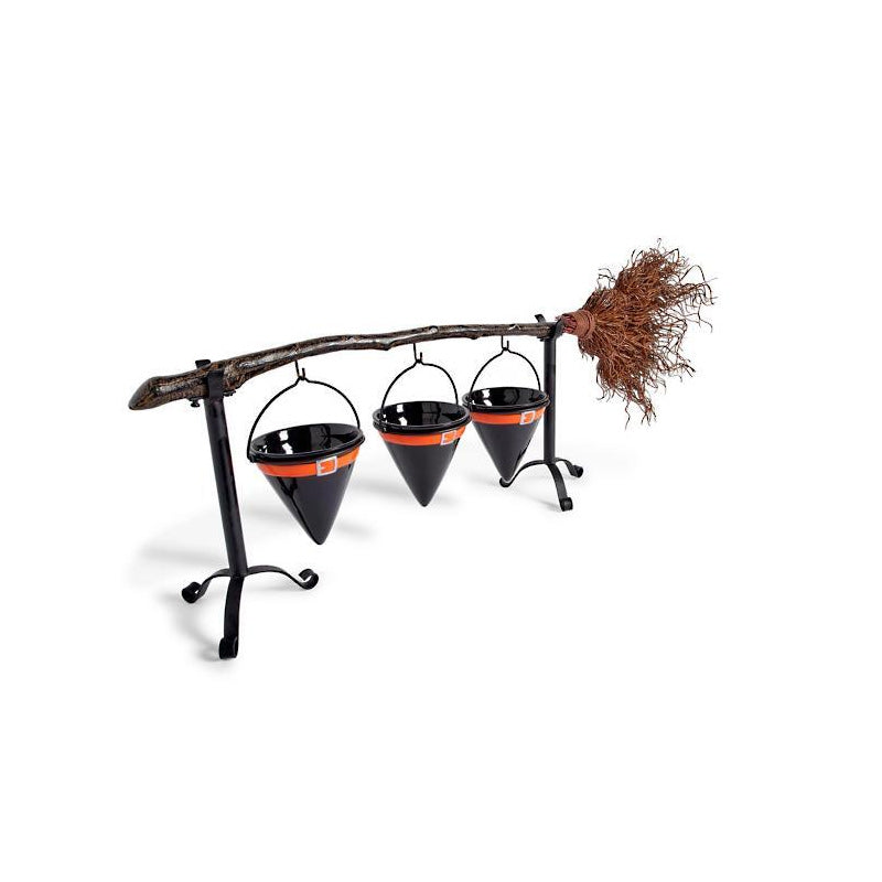 Broomstick Snack Bowl Stand