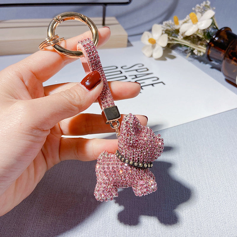 Luxury French Bulldog Keychain