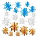 3D Snowflake Decorations (6/12 PCs)