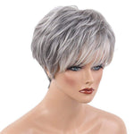 Short Stylized Chemical Fiber Wig