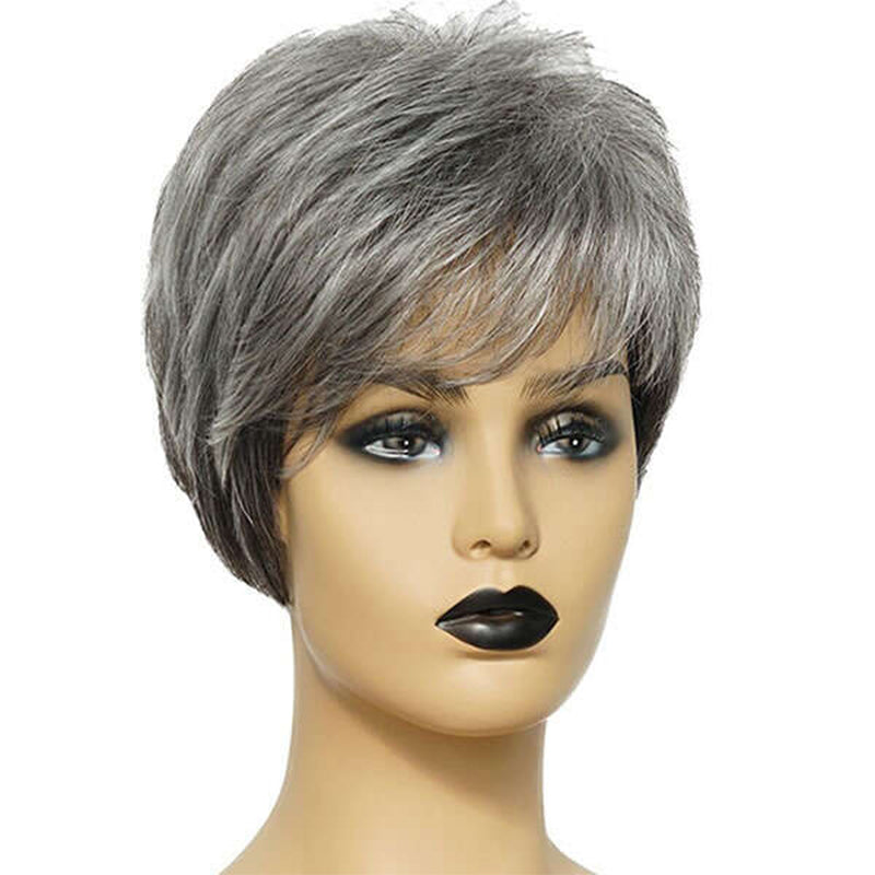 Short Stylized Chemical Fiber Wig