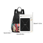 Casual Waterproof Printed Backpack