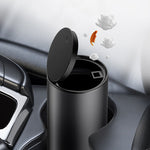 Car Trash Bin Alloy Garbage Can