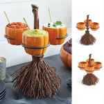 Halloween Pumpkin Snack Bowl Stand