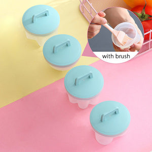 Egg Cooking Mold with Brush and Lid